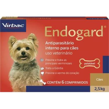 Imagem de Vermífugo Endogard para Cães até 2,5 kg  6 Comprimidos - Virbac