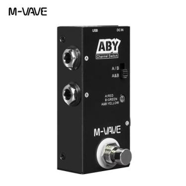 Imagem de Pedal De Guitarra Baixo Mvave Aby Switch Vave786 True Bypass AB Interr
