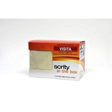 Imagem de Envelope Visita Colorido 72X108 Creme Marfim 80G - SCRITY