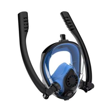 Imagem de Máscara De Snorkel Para Adultos Com Visão Total, Antiembaçante, Tubo D
