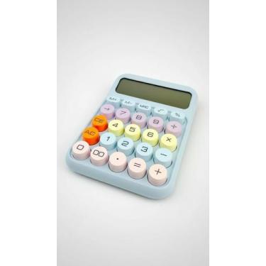 Imagem de Calculadora 12 Dígitos Colorida Botão Grande - Congratulations Store