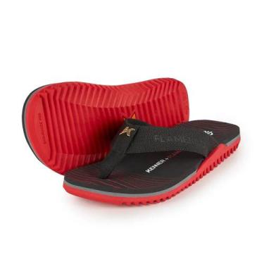 Imagem de Chinelo Kenner NK6 PRO Flamengo Oficial Confortável e Antiderrapante, 
