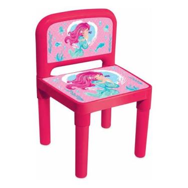 Imagem de Cadeirinha Infantil Rosa Desmontável Com Label Resistente Para Criança