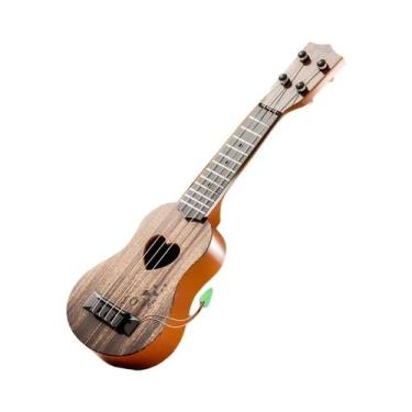 Imagem de Ukulele Clássico Mini De 4 Cordas Para Crianças, Instrumento Para Educ