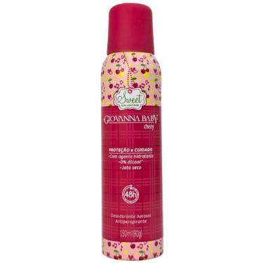 Imagem de Desodorante Aerossol Giovanna Baby Cherry 48h Vegano 150ml