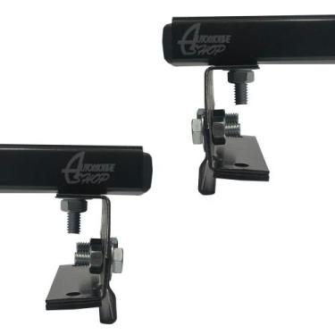 Imagem de Rack de Teto Universal Friso Preto Corsa Celta Astra Fiesta ONE - Auto
