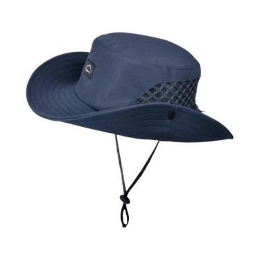 Imagem de Chapéu De Verão Masculino Respirável Com Proteção Solar E Aba Larga Xi