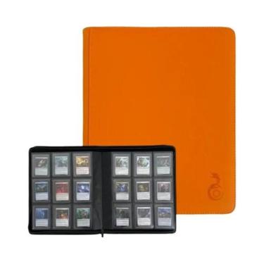 Imagem de Binder Toploader 360 Com 9 Bolsos Para Cartões De Esportes Ou Colecion