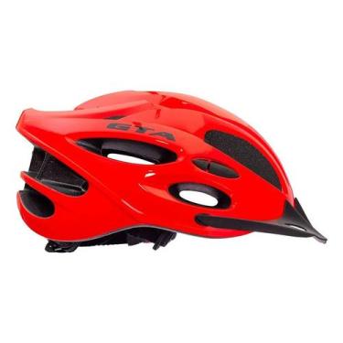 Imagem de Capacete MTB GTA Inmold Start Vermelho Com LED e Viseira Removível M 5