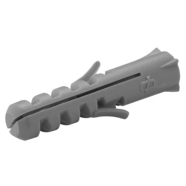 Imagem de Bucha de Nylon 8mm para Parede Maciça 100 Unidades Fixação Segura Alta Resistência Worker 403350