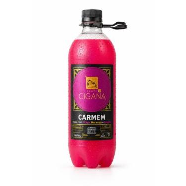 Imagem de Chopp Sour com, Pitaia Maracuja Goiaba Carmen Cigana Pet 1L