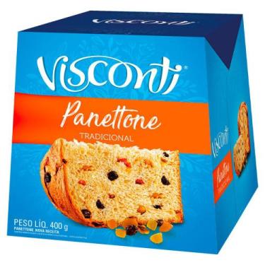 Imagem de Panettone Visconti Tradicional Frutas Cristalizadas com 400g
