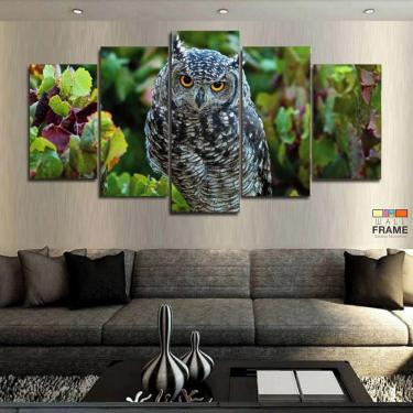 Imagem de Quadros Decorativos Coruja Linda 63x130mt em Tecido
