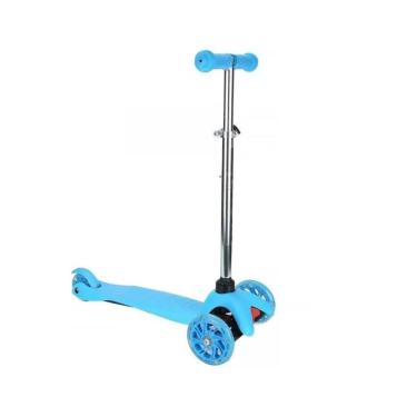 Imagem de Patinete para criança com rodas que piscam azul peso até 60 kg