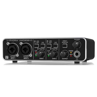 Imagem de Interface De Audio Behringer U-Phoria Umc202 Hd - 192Khz