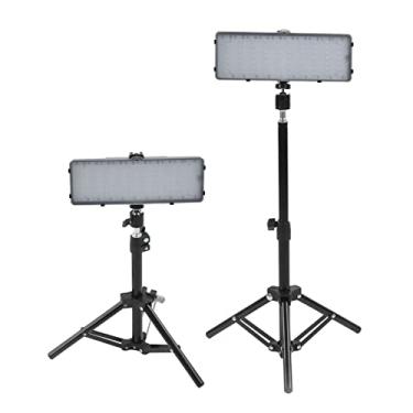 Imagem de Luz de vídeo LED USB, 2 pacotes regulável USB Powered 210pcs Iluminação LED colorida para fotografia com suporte de tripé ajustável, para gravação de vídeo em estúdio, iluminação de conferência, trans