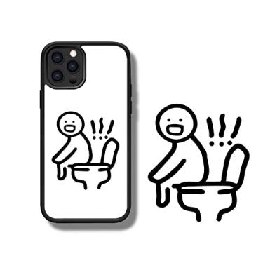 Imagem de Capa de telefone de silicone bonito dos desenhos animados de personalidade criativa para iphone 13 11 12 pro max 7 8 plus x xs xr se 2020 capa protetora antiderrapante com tudo incluído, c, para iphone 12 pro max