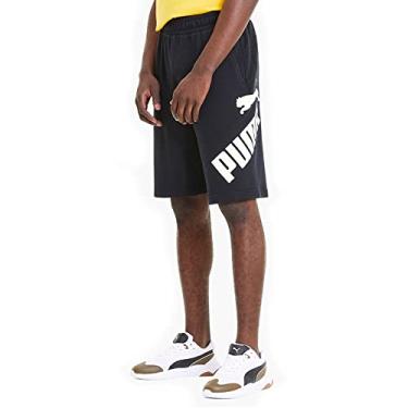 Imagem de PUMA 10 shorts grandes logotipo Puma preto MD 10