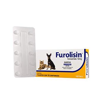 Imagem de VETNIL Furolisin 10Mg 10 Comprimidos Vetnil