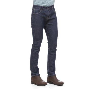 Imagem de Calça Jeans Azul Masculina Slim Com Elastano Wrangler Original 28417