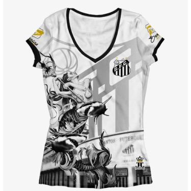 Imagem de Camiseta Do Santos - Jotaz - Sereias Da Vila Rainhas Do Mar - Feminina