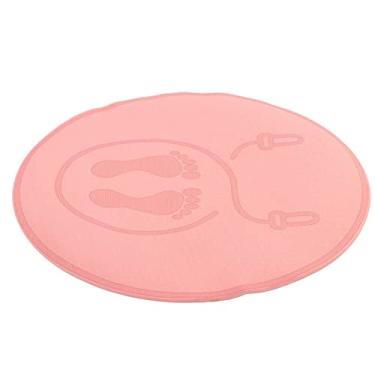 Imagem de Tapete de pular corda, almofada de ioga redonda de redução de ruído para academia