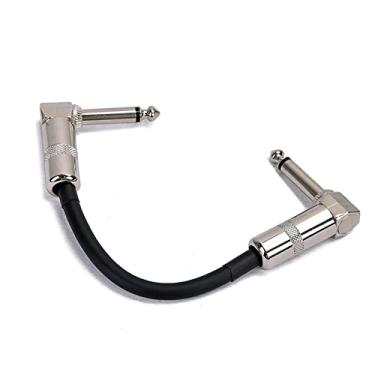 Imagem de 1 x cabo de remendo de guitarra de 30 cm, cabo de efeito de guitarra de ângulo reto, cabo de remendo e pedal