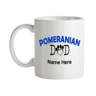 Imagem de Caneca personalizada para pai da Pomerânia, pai da Pomerânia, presente personalizado para pai da Pomerânia de aniversário do pai da Pomerânia, caneca personalizada para pai da Pomerânia