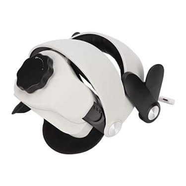 Imagem de Alça de Cabeça VR, Faixa de Cabeça Ajustável Removível, Esponja e Faixa de Cabeça ABS VR, para 2 Entertainment, Bateria de Grande Capacidade de 5300 MAh Integrada