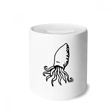 Imagem de DIYthinker Octopus Marine Life Ilustration Dinheiro Caixa de Cerâmica Porta-Moedas Presente