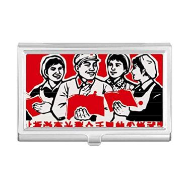 Imagem de Carteira de bolso com porta-cartões patriotismo vermelho da Mulher Soldado