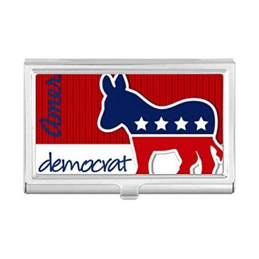 Imagem de Porta-cartões Democrata, emblema de burro da América