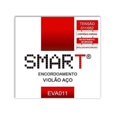 Imagem de Encordamento para violão EVA011 6 Cordas de aço bronze Smart
