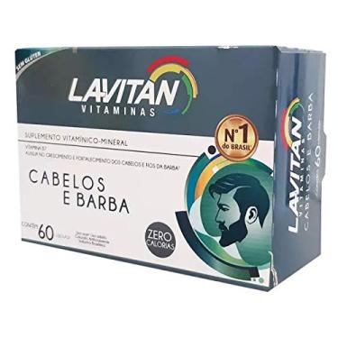 Imagem de LAVITAN MEN CABELOS E BARBA - 60 COMPRIMIDOS