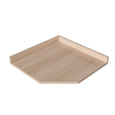 Imagem de Tampo para Balcão de Canto Oblíquo Arizona CabeCasa MadeiraMadeira Carvalho Treviso