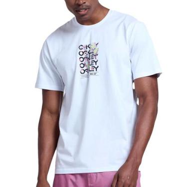 Imagem de Camiseta Oakley Jellyfich Logo Graphic Wt23 Masculina Branco