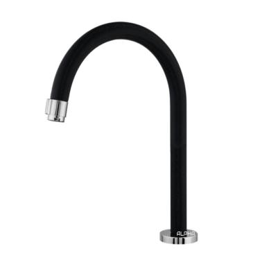 Imagem de Torneira Banheiro Lavatório Mesa Easy Baixa Preta Volta