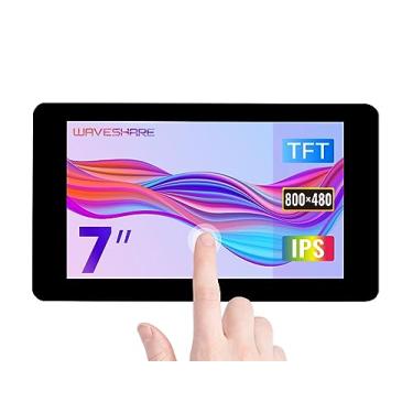 Imagem de Waveshare 7inch Capacitive Touch Display for Raspberry Pi 800x 480 Resolution with DSI Interface Supports Pi 4B/3B+/3A+/3B/2B/B+/A+