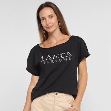 Imagem de Camiseta Feminina Lança Perfume Decote Canoa