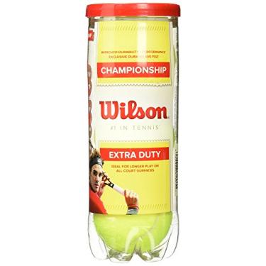 Imagem de WILSON Bolas de tênis Championship – extras, pacote com 4 latas (3 bolas)