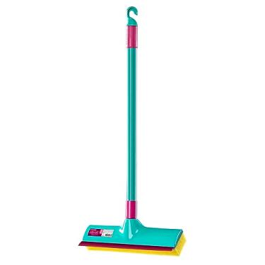 Imagem de Noviça - Mop Limpa Vidros Fit Lava e Seca com Espuma, Tamanho Pequeno com Cabo de 50cm, Bettanin