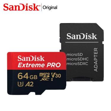 Imagem de Cartão de Memória MicroSD Sandisk Extreme PRO 64GB