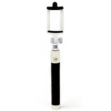 Imagem de Pau De Selfie Com Entrada Pelo Fone De Ouvido - Preto