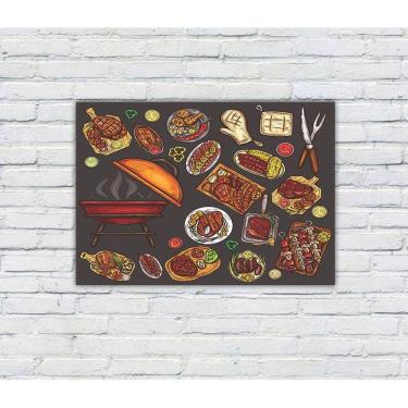 Imagem de Placa Decorativa MDF Cantinho do Churrasco 38