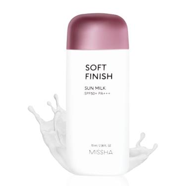 Imagem de MISSHA Protetor Solar Coreano - Soft Finish Sun Milk SPF50+ PA+++ All Round Safe Block 70mL