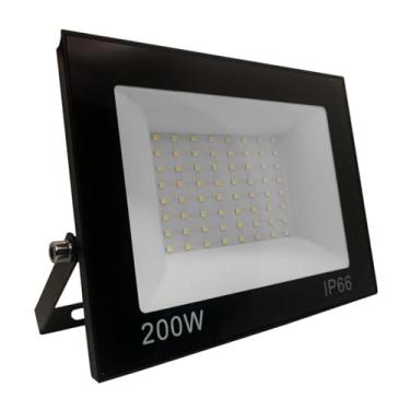 Imagem de KIT 2 refletor 200w LED SMD Holofote Bivolt Externo Luz Branca