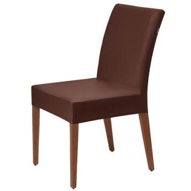Imagem de Capa Suplex Impermeável Para Cadeira Jantar Kit Com 6 Peças - Adomes