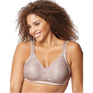 Imagem de Playtex Sutiã feminino com cobertura total e sem aro para emagrecimento 18 horas US4912, Cafe Au Lait, 36D