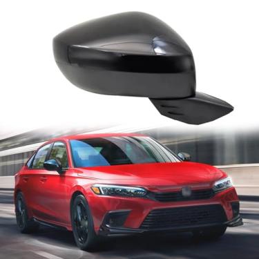 Imagem de Substituição do espelho lateral do passageiro adequado para Honda CIVIC 2022 2023 Conjunto de espelho retrovisor de carro acessórios de espelho retrovisor elétrico