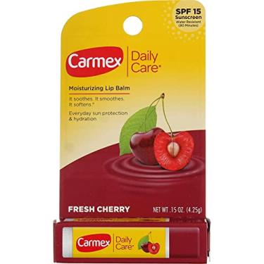 Imagem de rotecting Lip Balm Stick SPF 15, Cherry 0.15 oz (4.25 g) Pack of 6 by Carmex